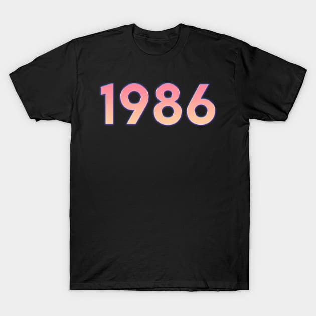 1986 T-Shirt by maersky